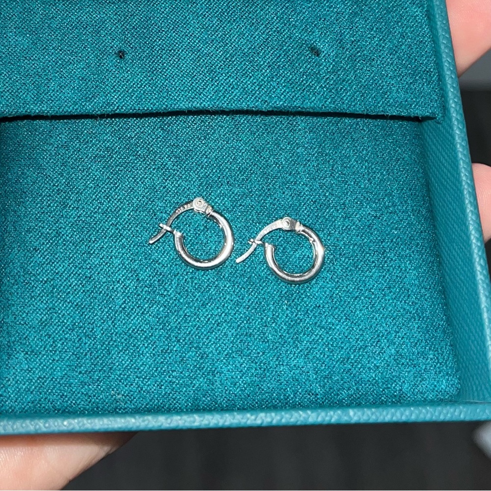 Sterling Silver Huggie Earrings